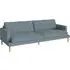 Veneda 3-Seater Sofa - Light Blue, Oak