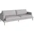 Veneda 3-Seater Sofa - Light Grey, Oak