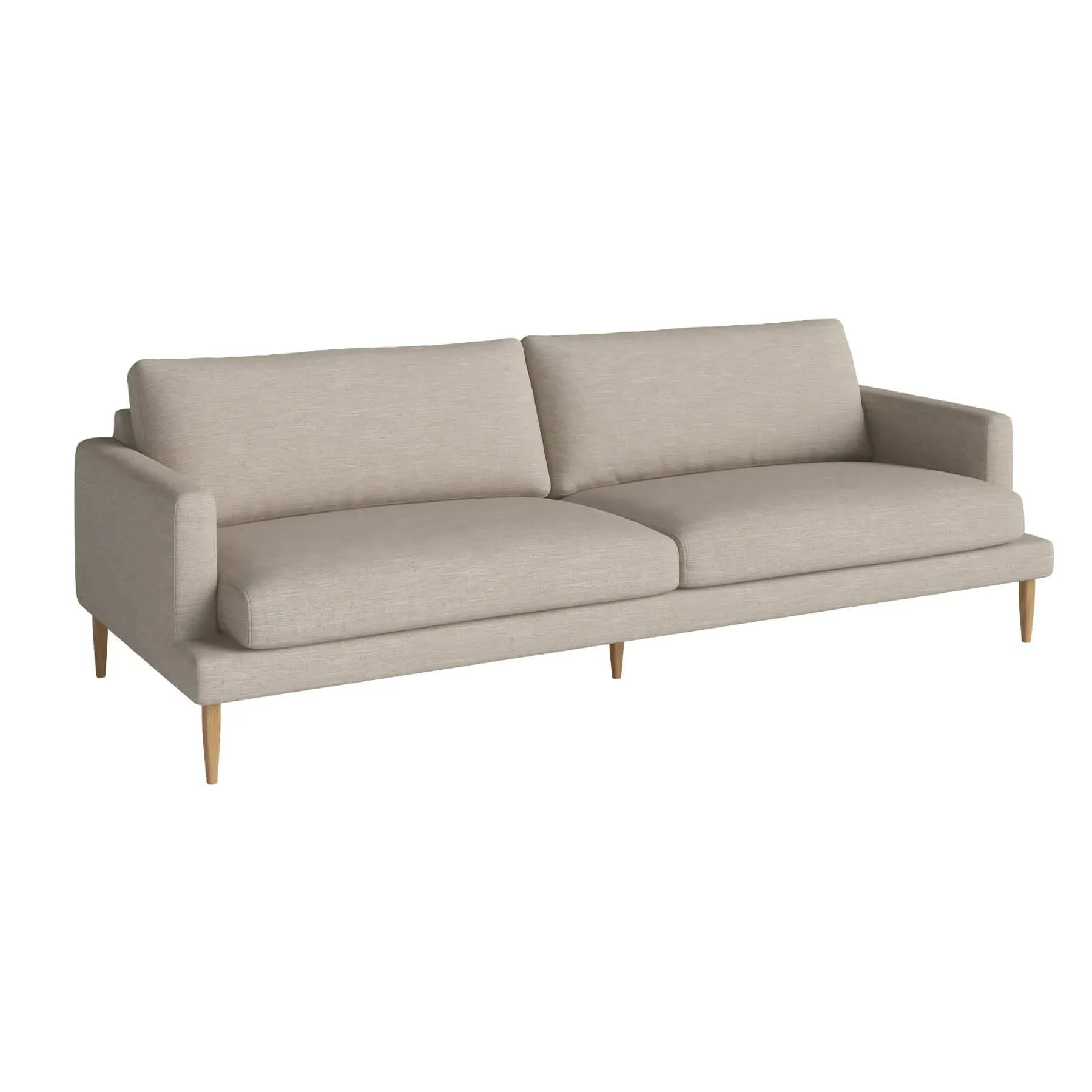 Veneda 3-Seater Sofa - Sand, Oak