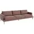 Veneda 4-Seater Sofa - Light Rosa, Oak