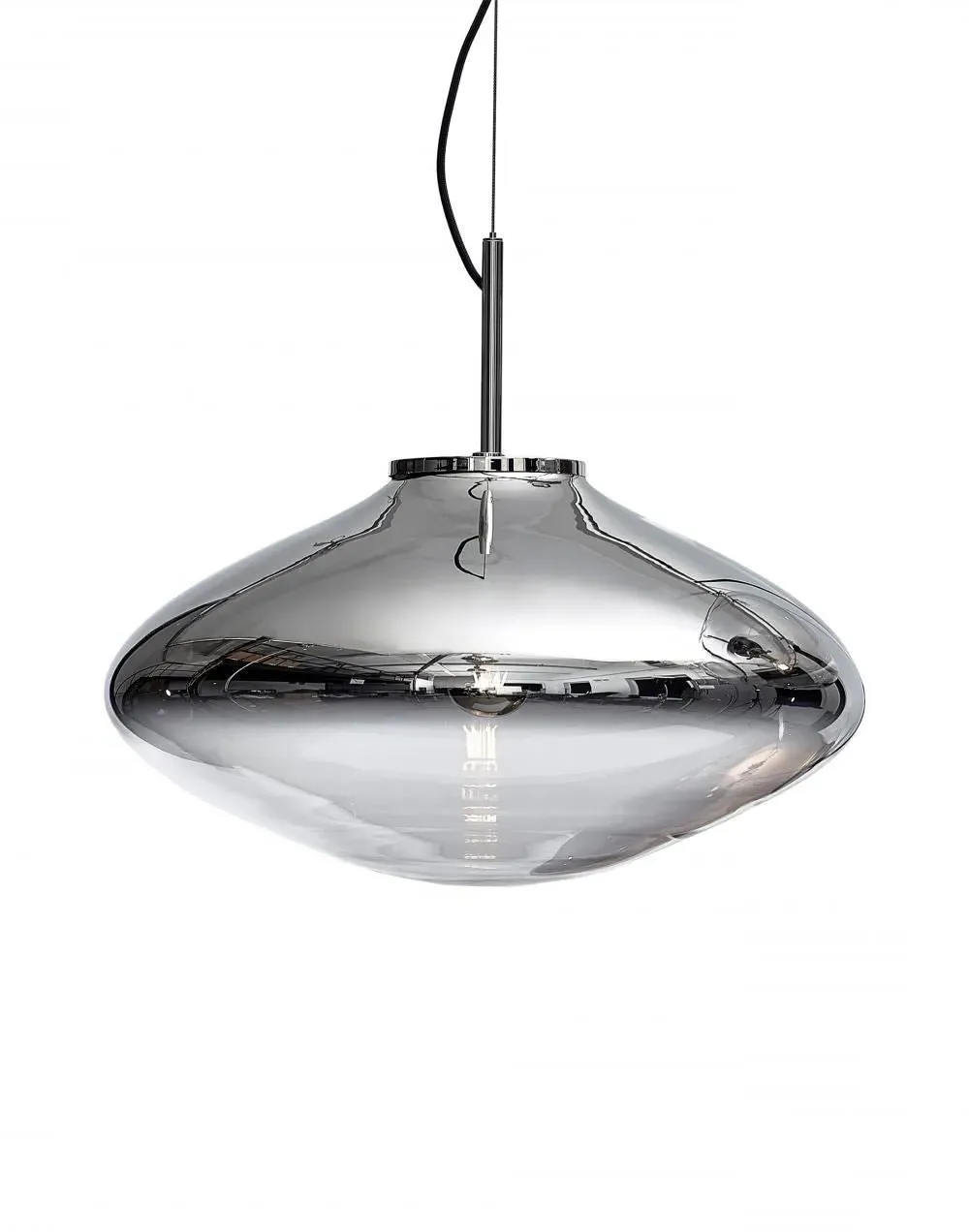 Disc Pendant Light - Nickel image