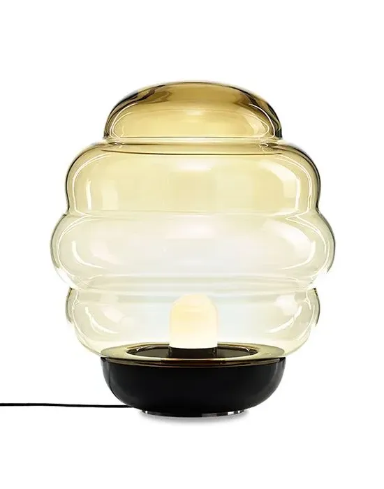 Large Floor Light with LED - Clear, Glass