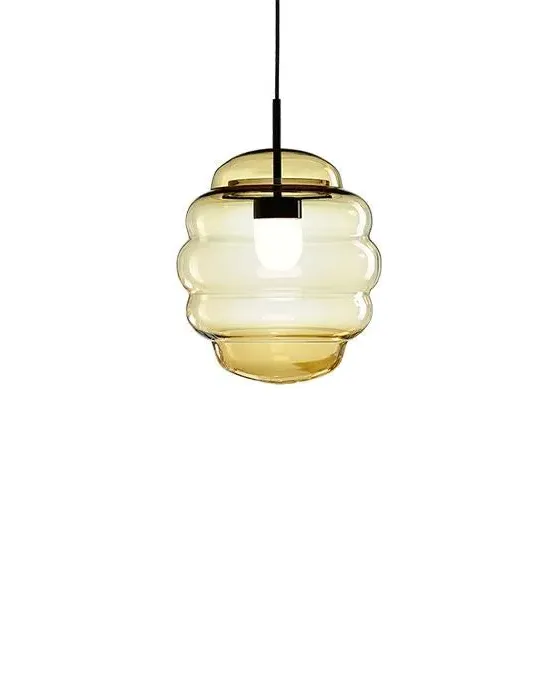 Medium Pendant Light - Clear, Handblown Glass