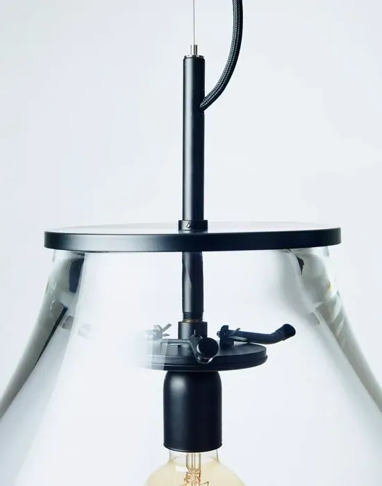 Medium Pendant Light Ex-Display - Nickel Fittings