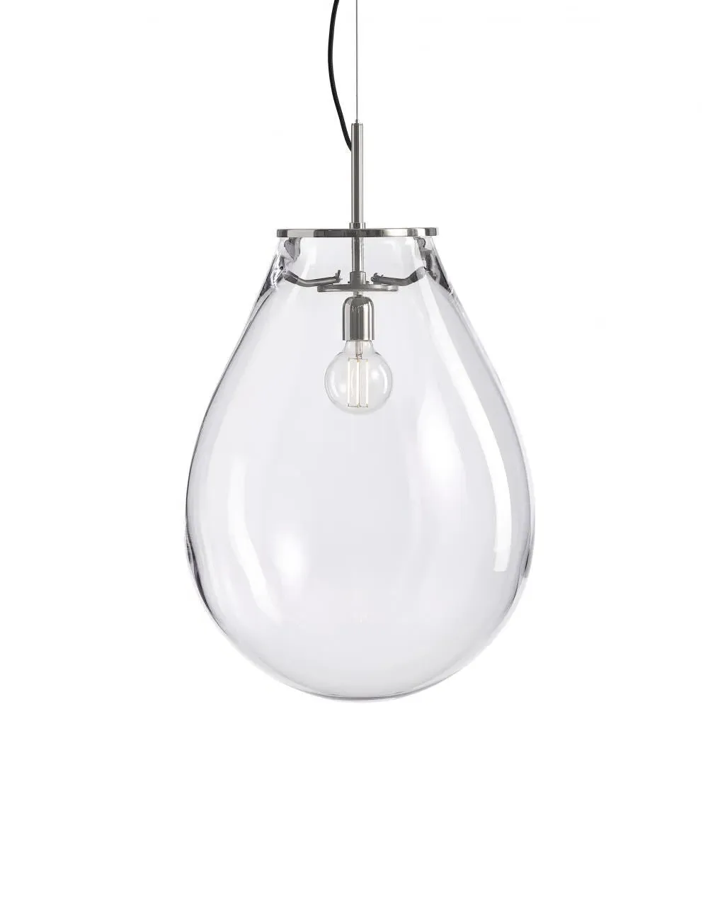 Medium Pendant Light Ex-Display - Nickel Fittings