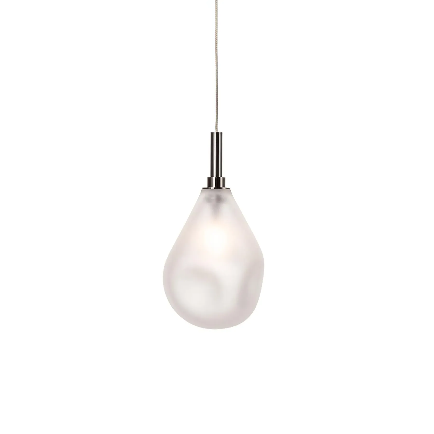 Mini Pendant Light Hand-Blown - Clear, Glass
