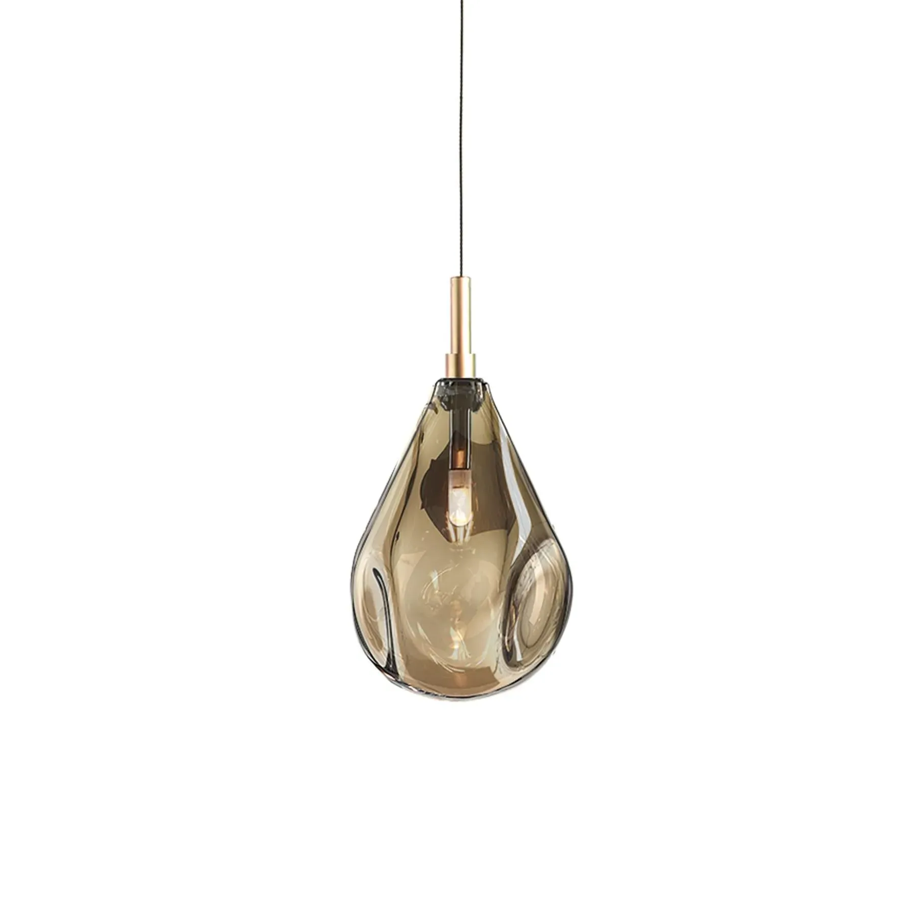 Mini Pendant Light Hand-Blown - Clear, Glass