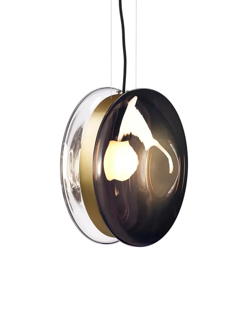 Orbital Pendant Light - Black, Glass image