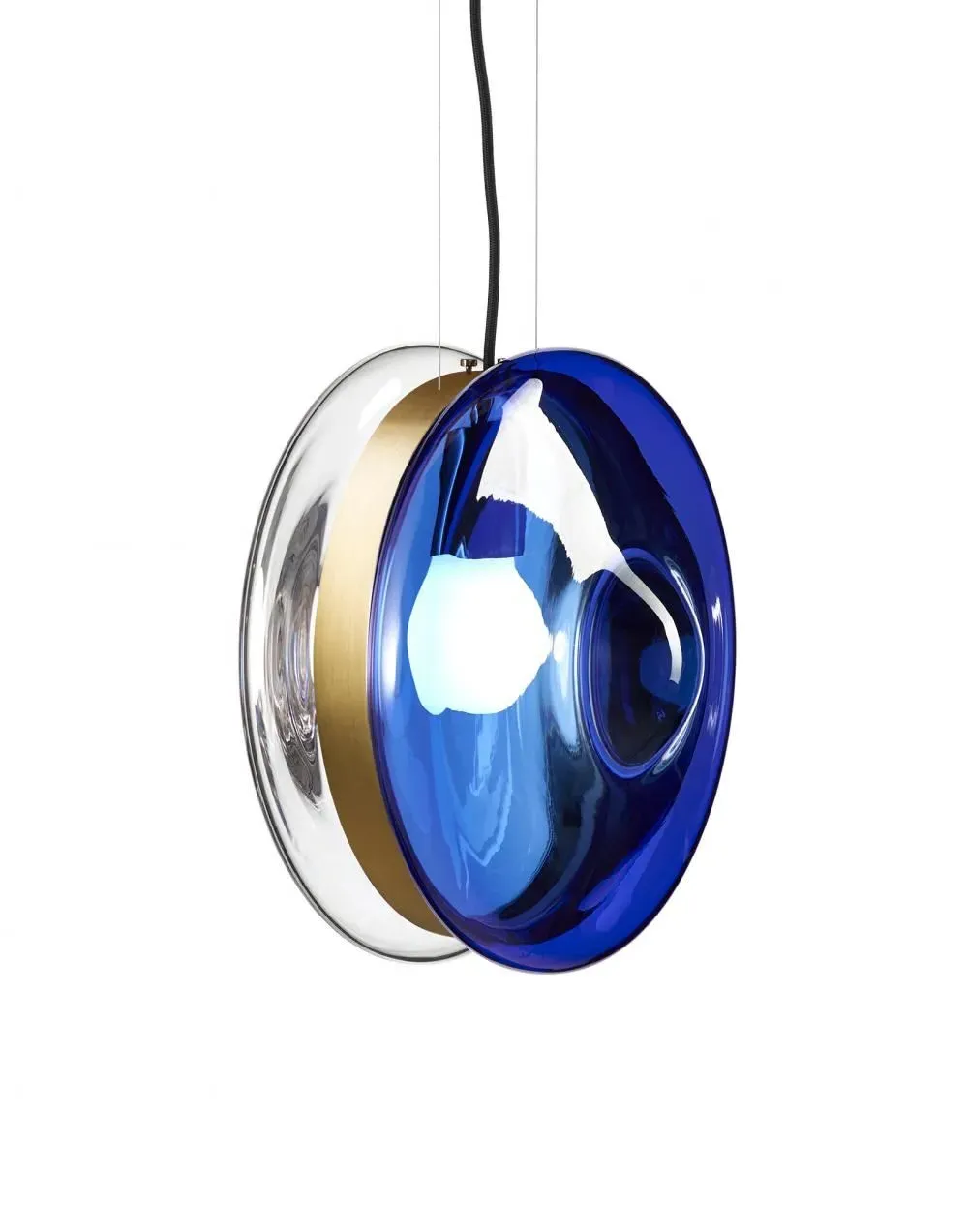 Orbital Pendant Light - Blue, Glass