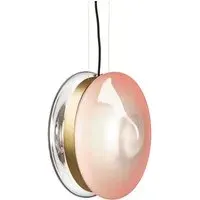 Orbital Pendant Light - Pink, Glass