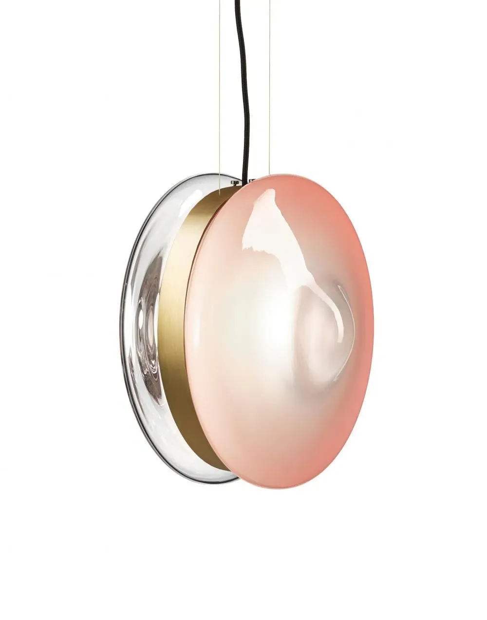 Orbital Pendant Light - Pink, Glass