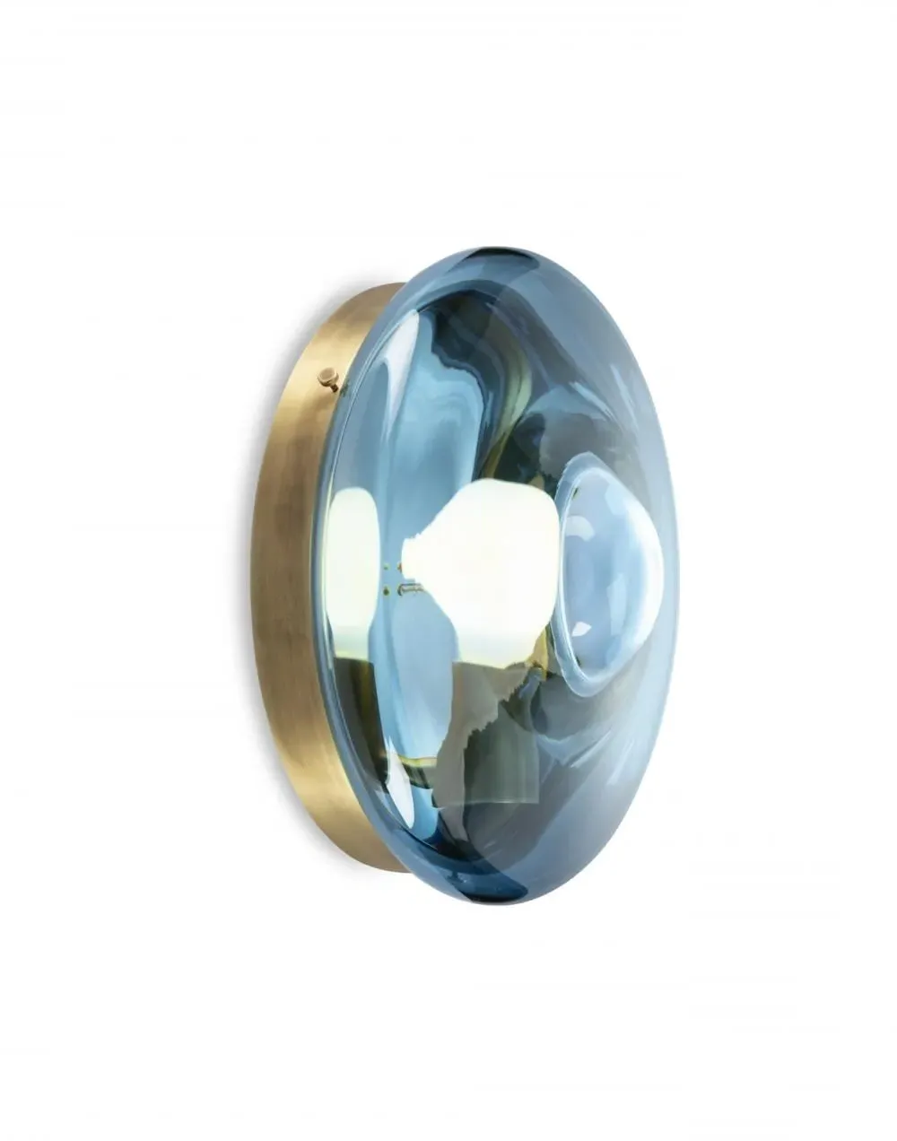 Orbital Wall Light - Pink, Brass