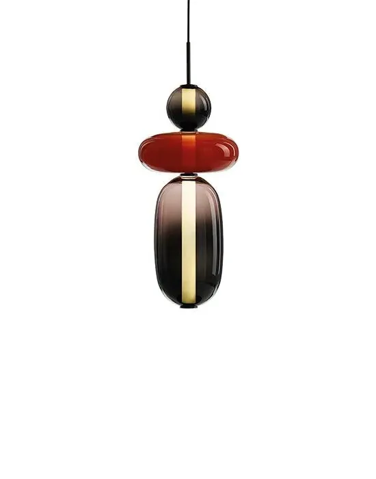 Pebbles Small Pendant Light Configuration 1 - Glass