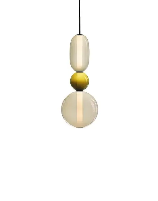 Pebbles Small Pendant Light Configuration 3 - Glass