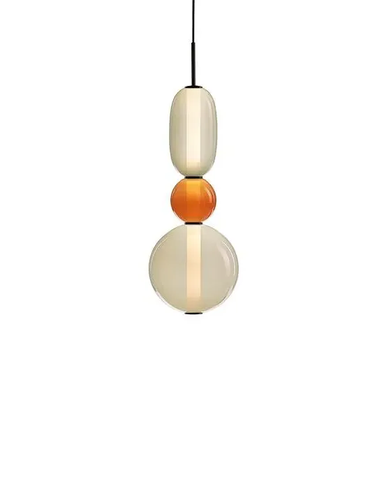 Pebbles Small Pendant Light Configuration 4 - Glass