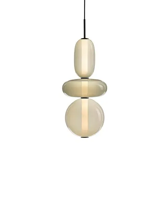 Pebbles Small Pendant Light Configuration 6 - Glass
