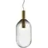 Phenomena Capsule Pendant Light - Smoke, Brass