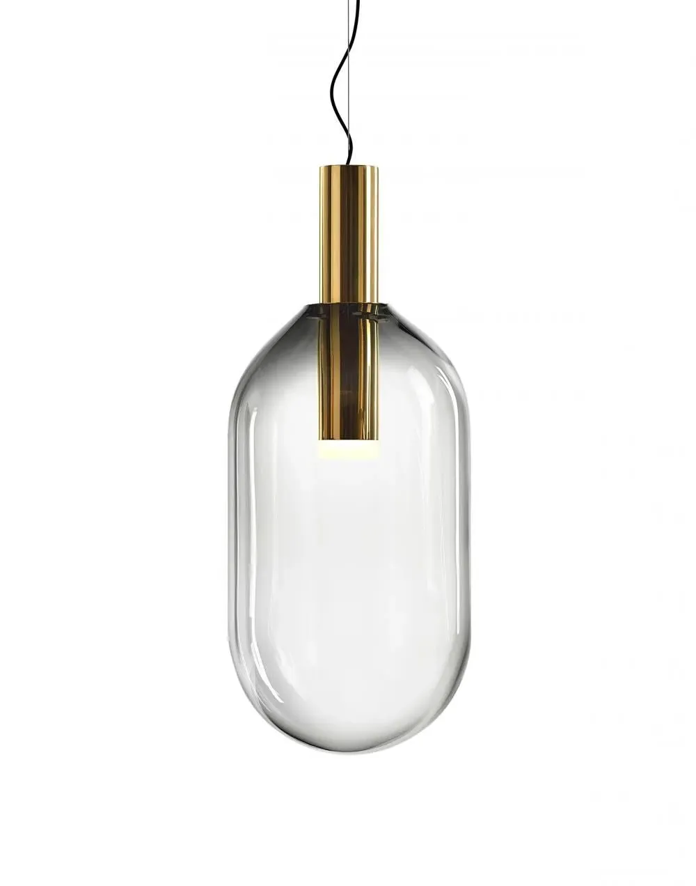 Phenomena Capsule Pendant Light - Smoke, Nickel