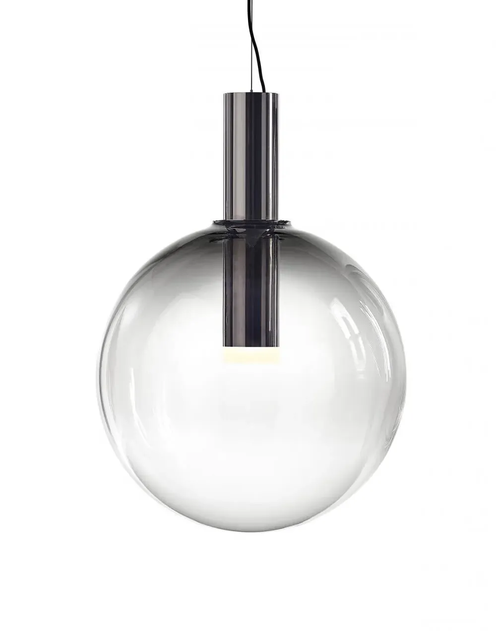 Small Ball Pendant Light - Smoke, Glass