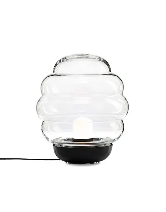 Small Floor Light with LED - Clear, Glass