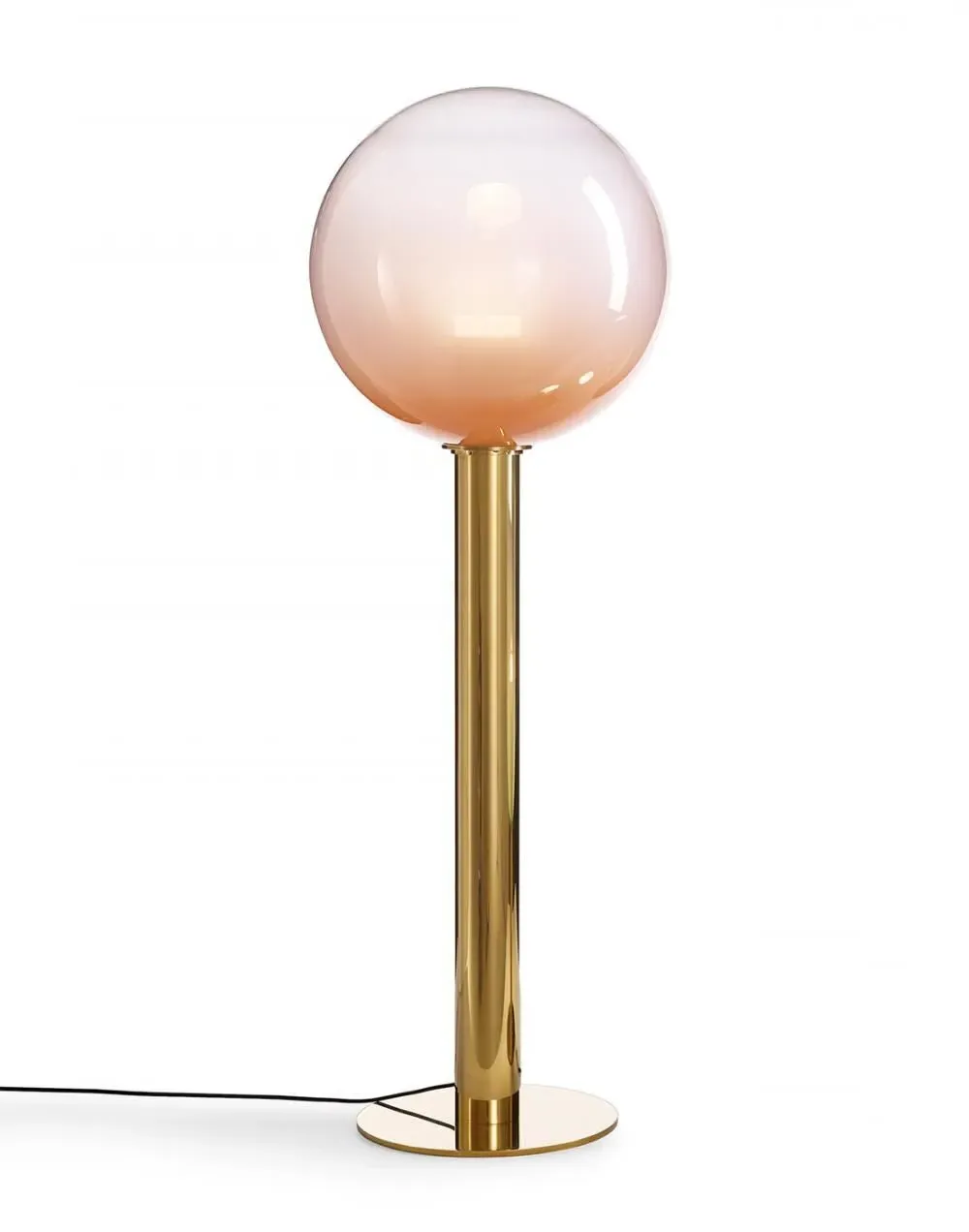 Spherical Floor Light - Flamingo Pink, Glass