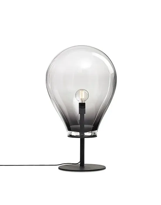 Tim Large Floor Light - Clear Glass, Steel