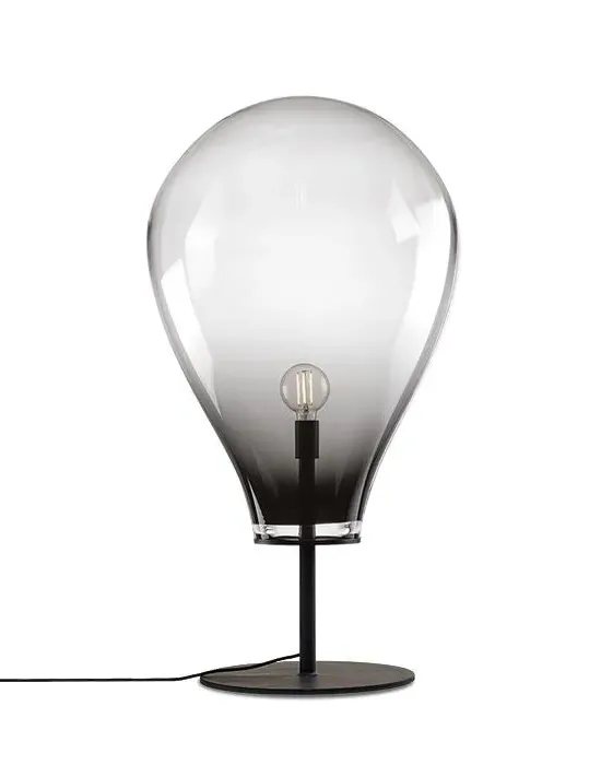 Tim Large Floor Light - Clear Glass, Steel