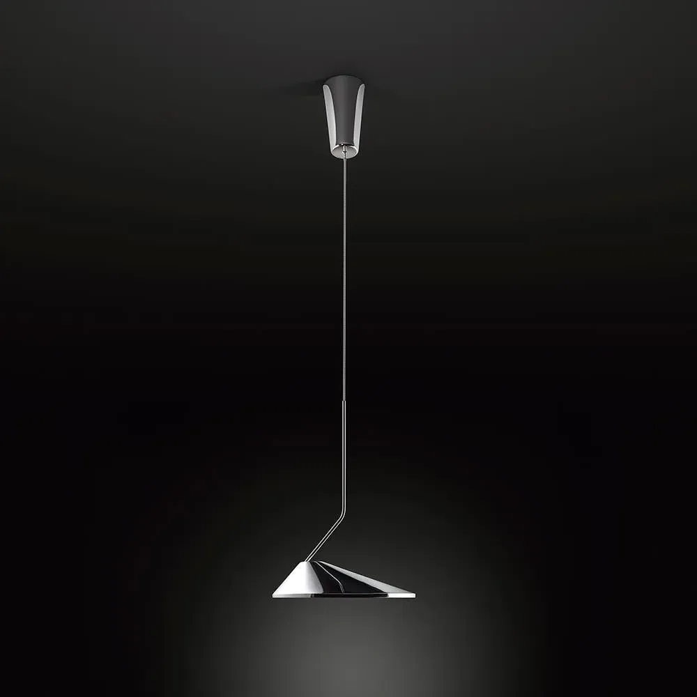 Cone Pendant Light - White, Aluminium