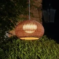 Garota Hang Outdoor Pendant Light - Ivory White