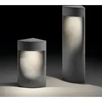 Outdoor Bollard Light with LED - Concrete