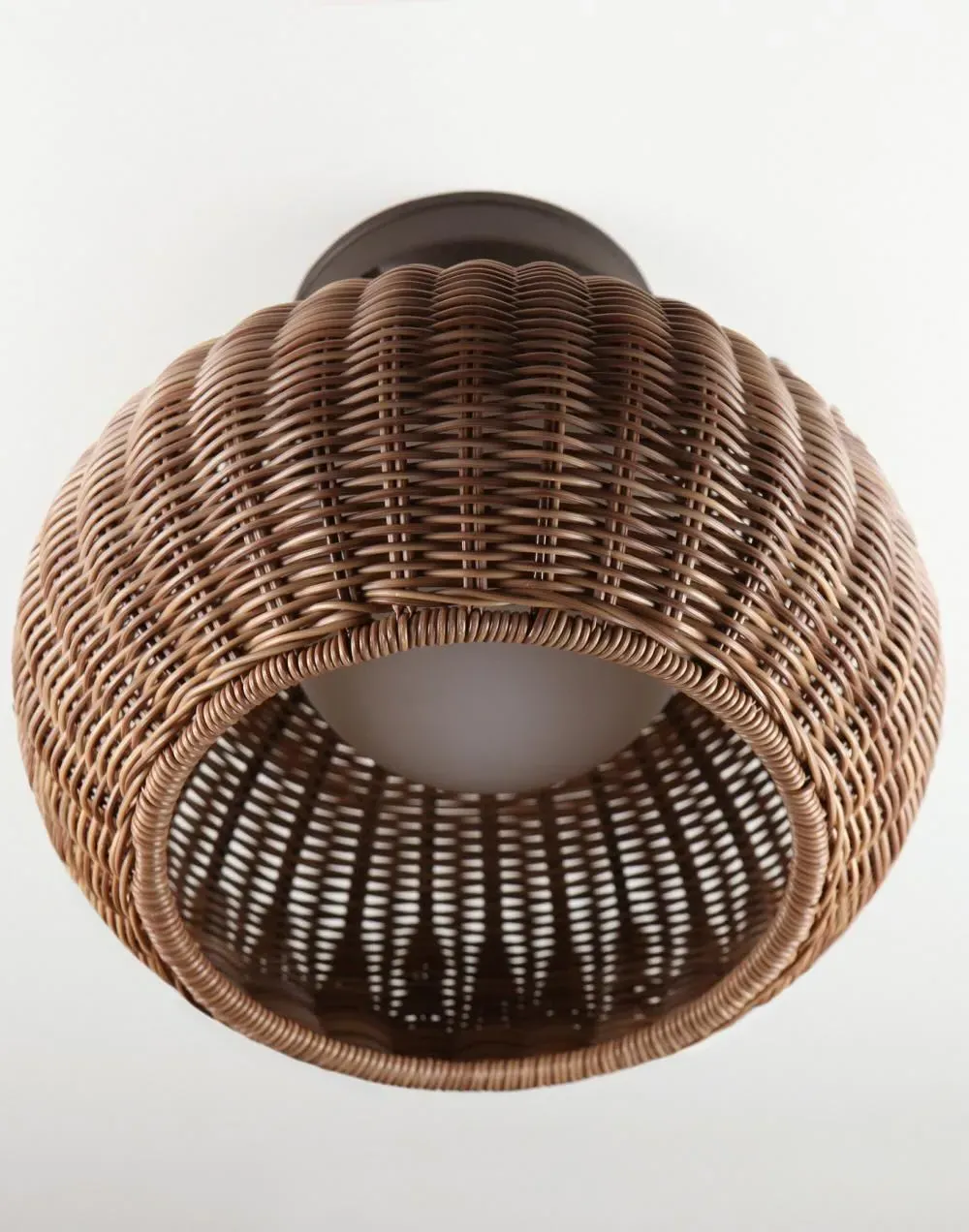 Outdoor Pendant Light - Brown, White