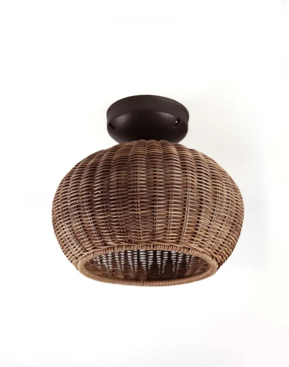 Outdoor Pendant Light - Brown, White