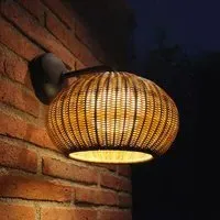Outdoor Wall Light Sea Urchin Shade - Brown