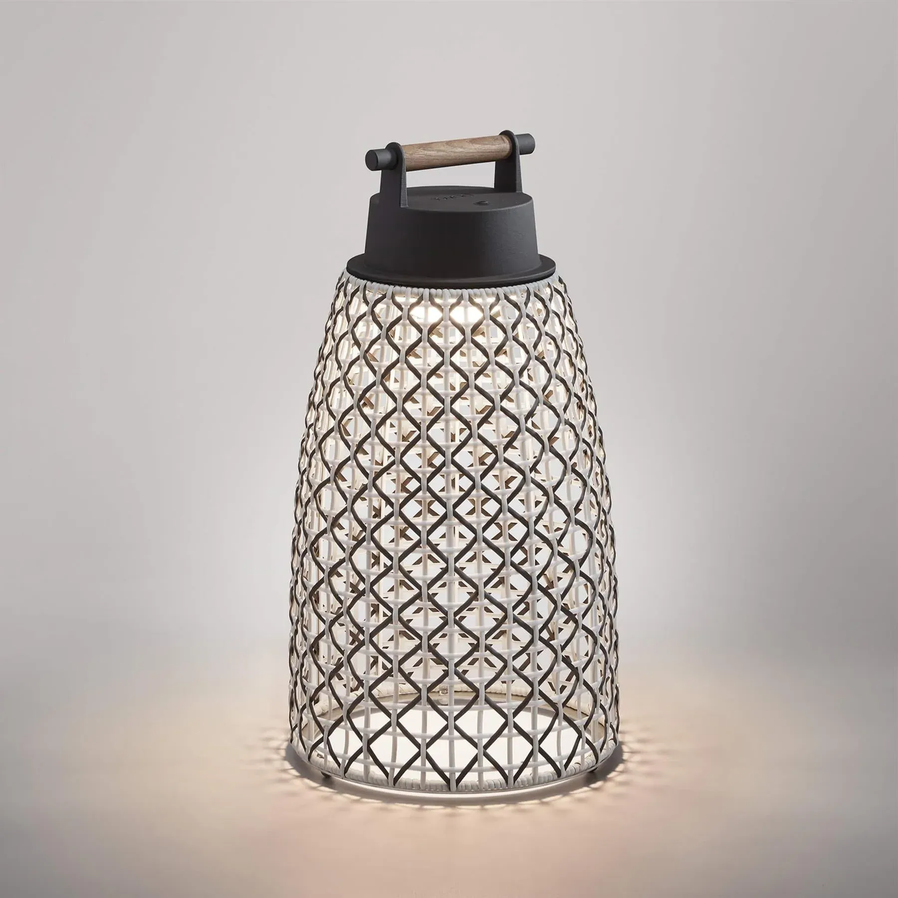 Portable Outdoor Lamp - Red, Synthetic Fibre