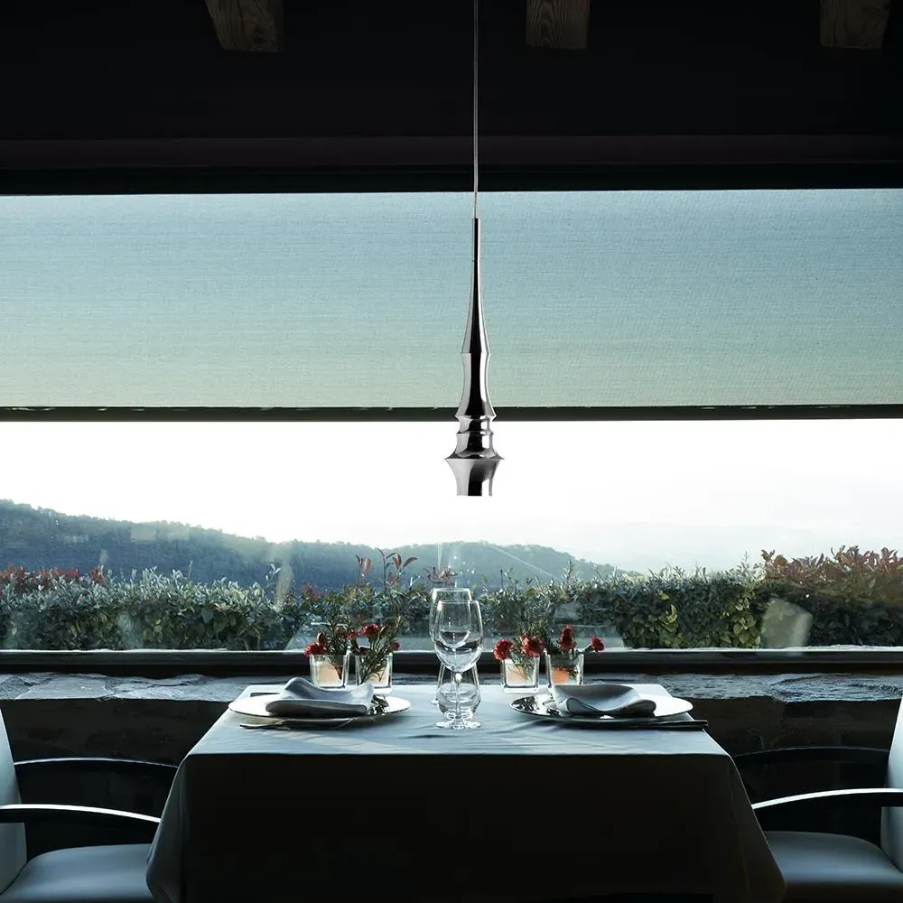 Slend 02 Pendant Light - Black, Aluminium