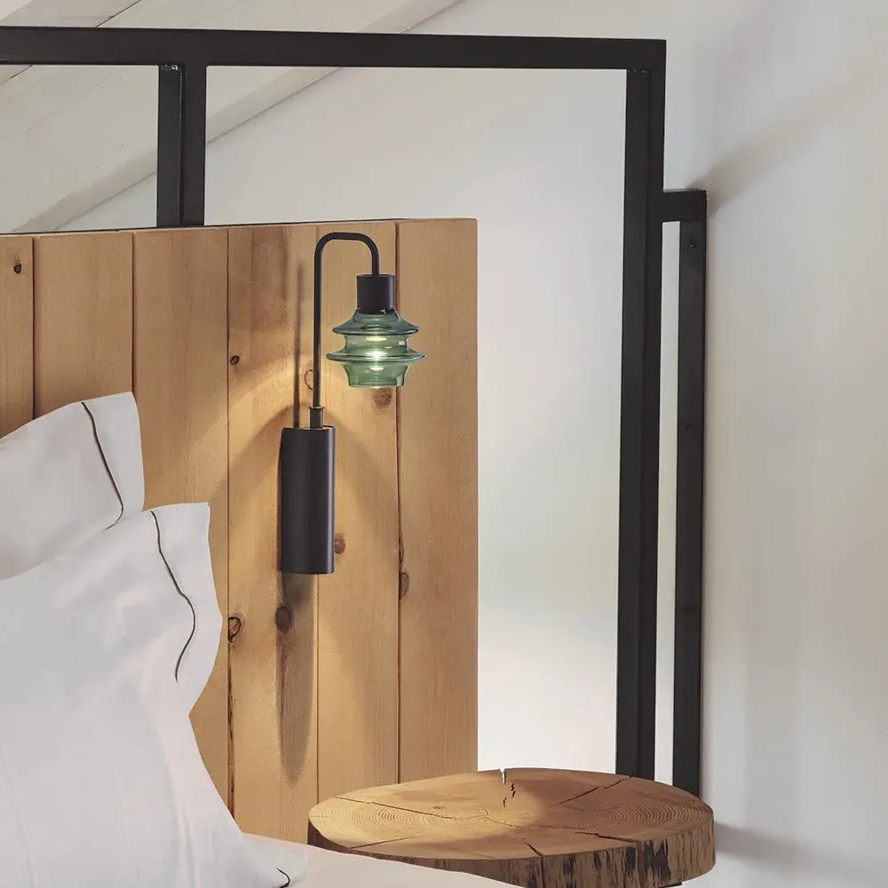 Wall Light with Drip Shade - Frosted Glass