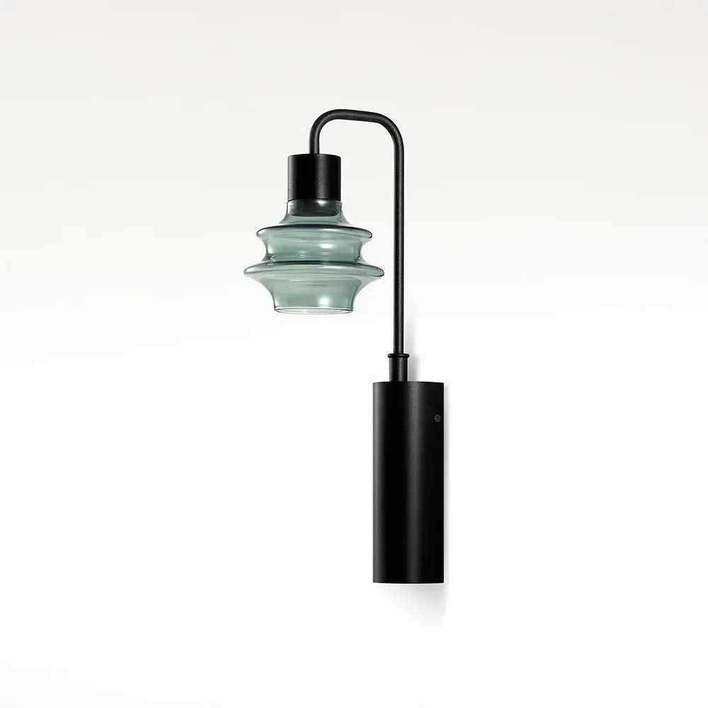 Wall Light with Drip Shade - Transparent Glass