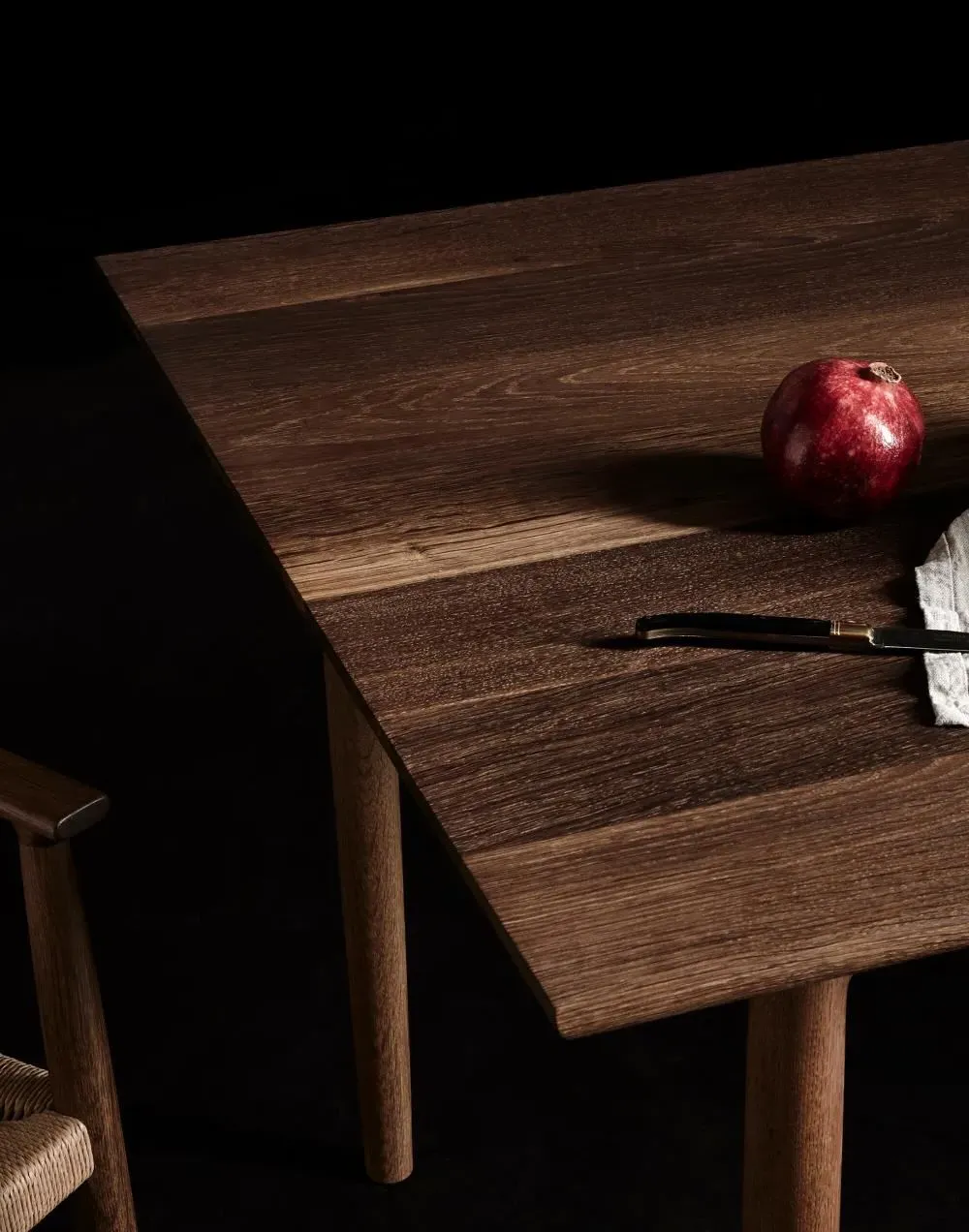 ARV Rectangle Dining Table - Fumed Oak