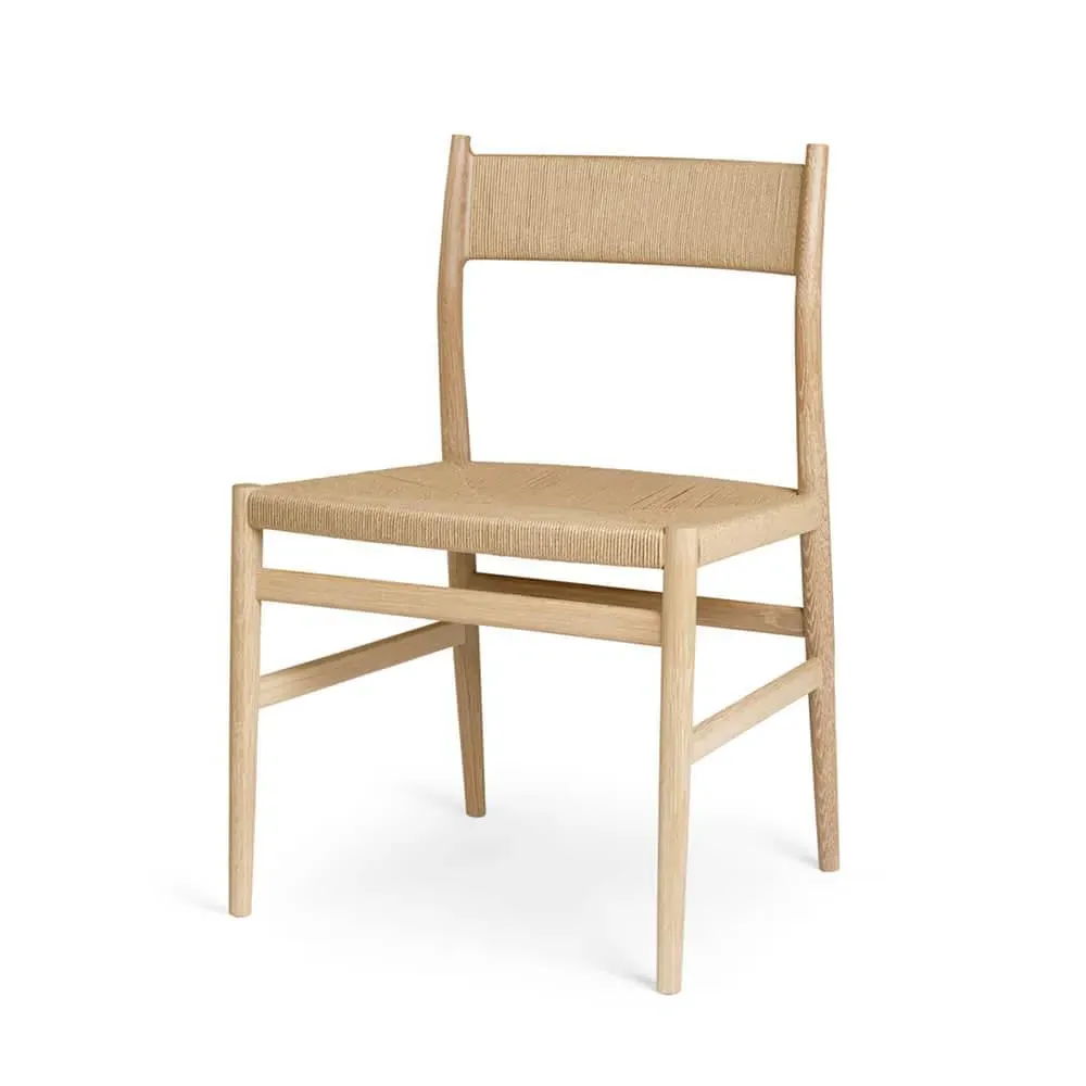 Dining Chair Without Armrests - Fumed Oak