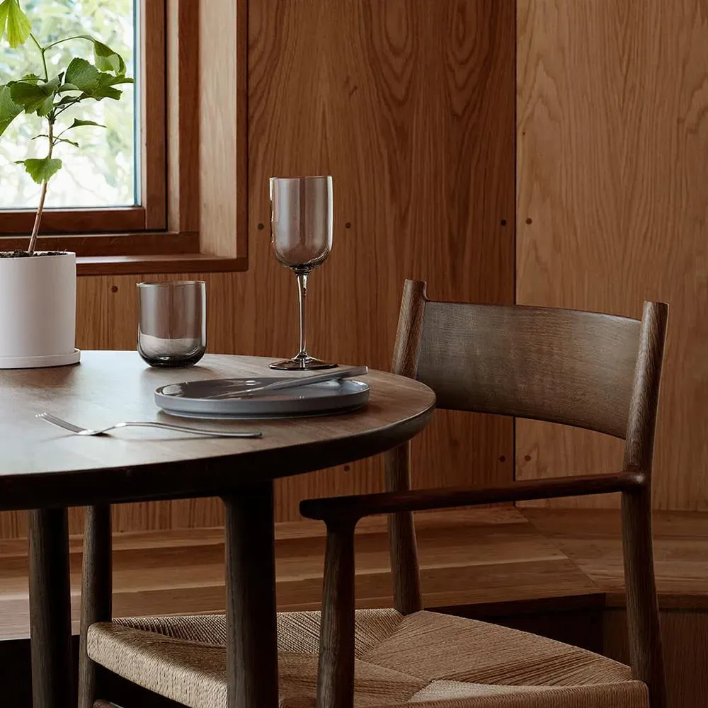 Dining Chair Without Armrests - Fumed Oak