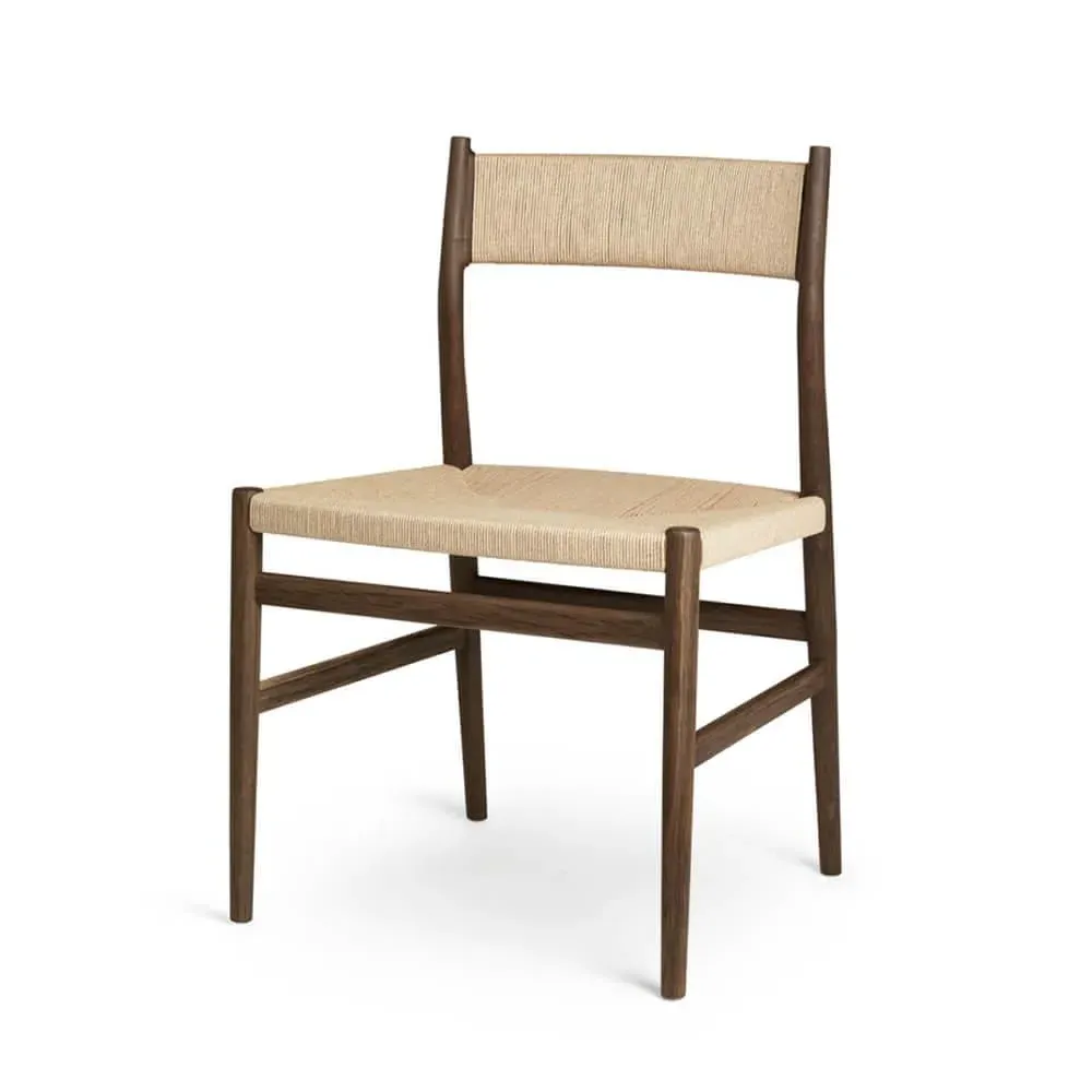 Dining Chair Without Armrests - Fumed Oak image