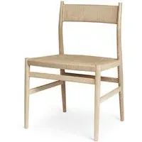 Dining Chair without Armrests - Waxed Oak