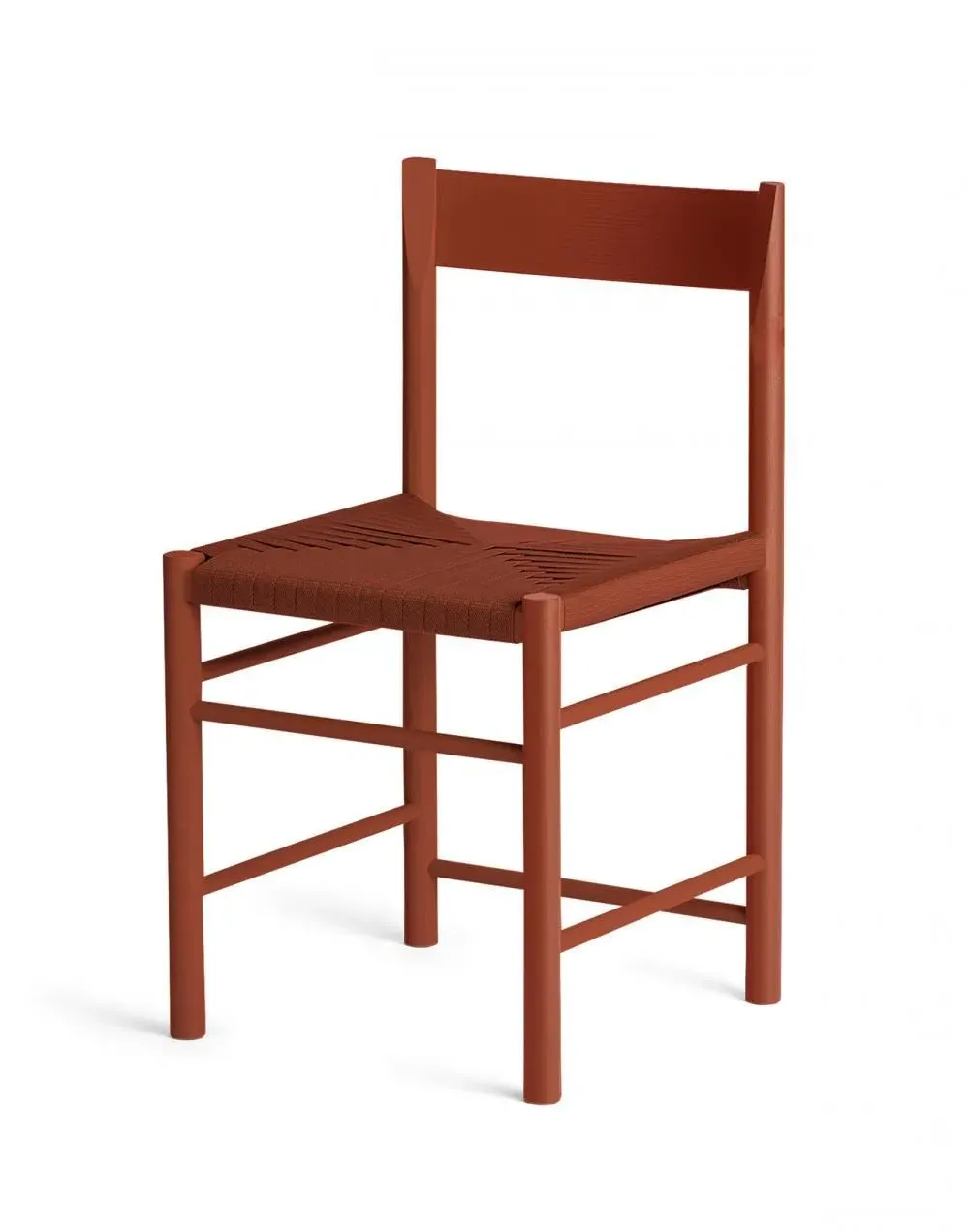 F Dining Chair - Red Ash, Polyester