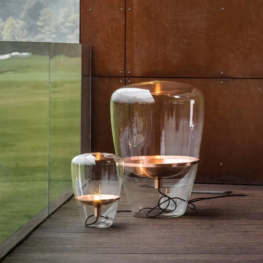 Balloons Floor Light - Smoke Brown, Glass