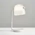 Mona Table Lamp - Opaline Glass, Black