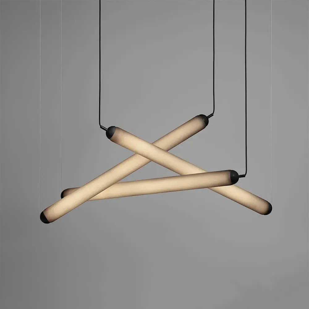 Puro Small Chandelier - Black, Opal