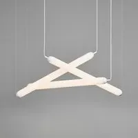 Puro Small Chandelier - White, Opal