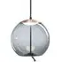 Round Pendant Light - Smoke Grey, Glass