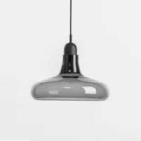 Shadows XL Pendant Light - Opal, American Walnut