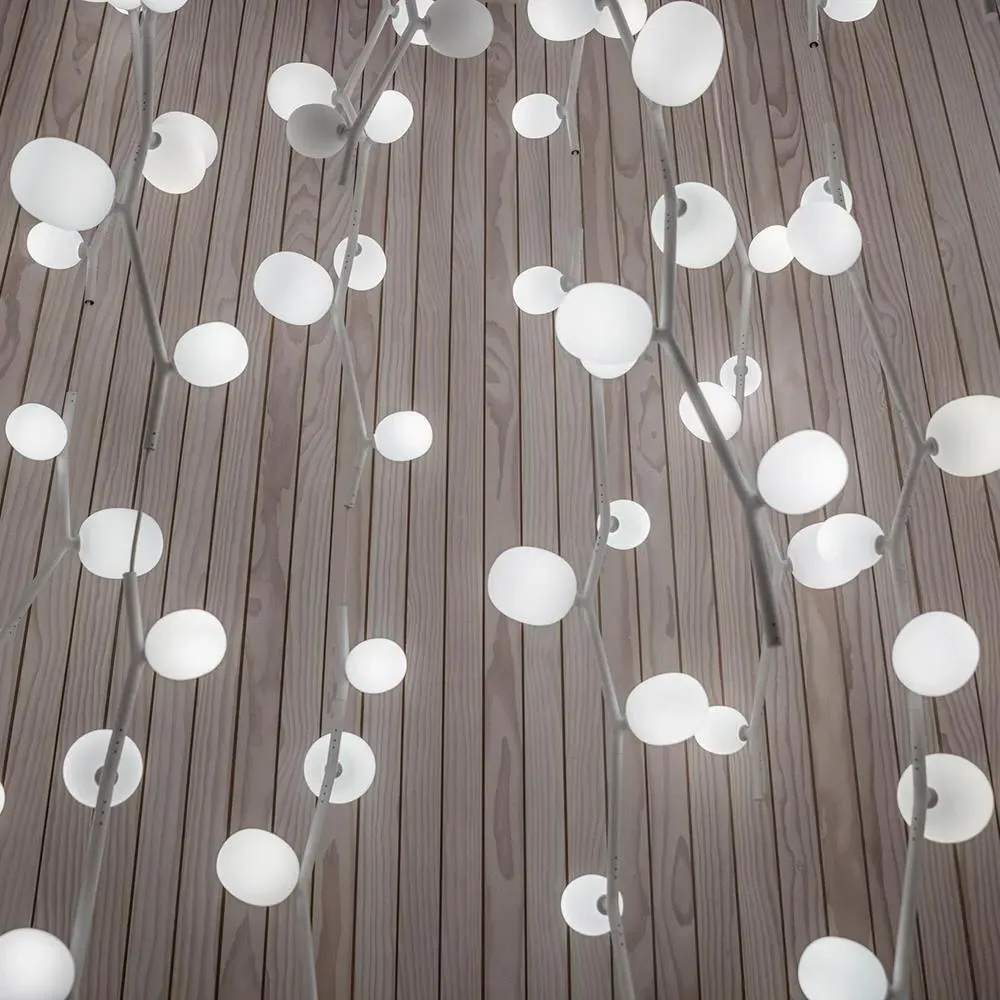 XXL Horizontal Pendant Light - Smoke Grey, Glass